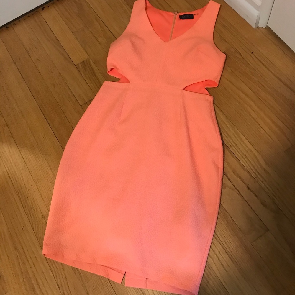 ASTR Coral Body-Con Dress